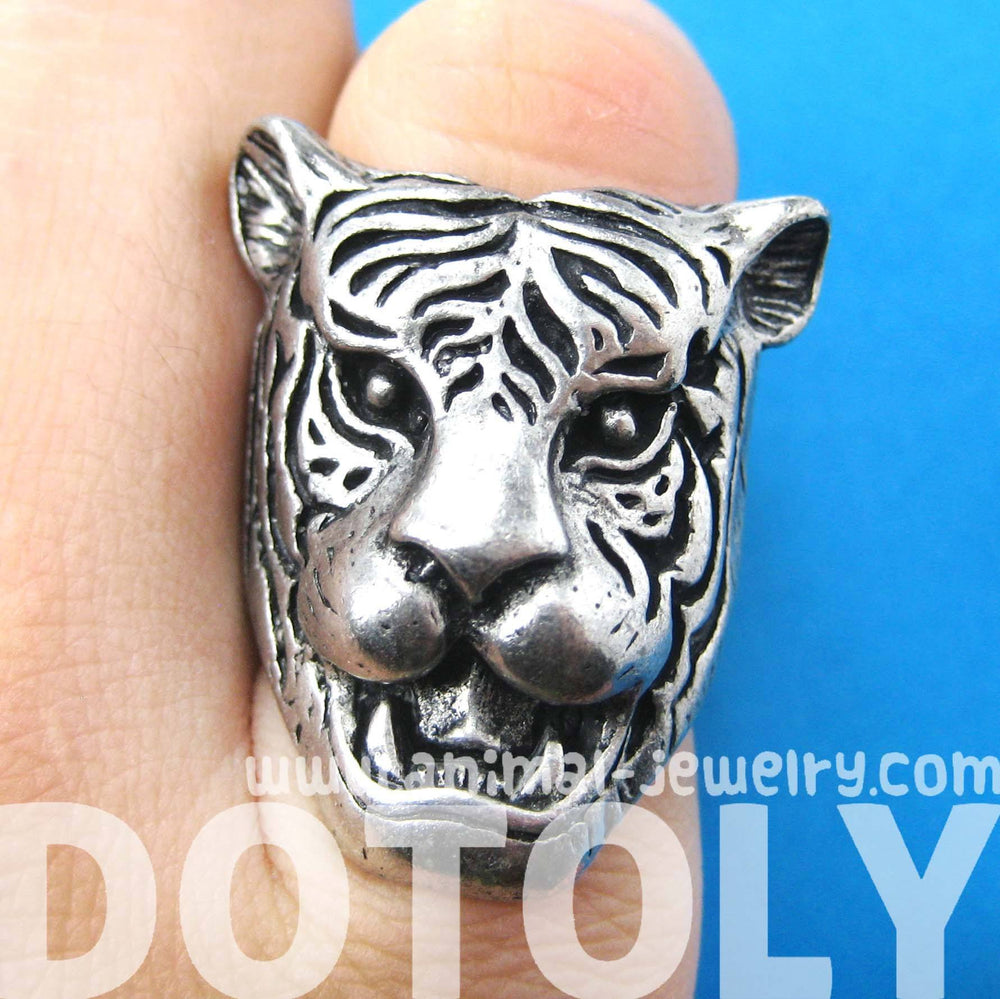 Stainless Steel Lion Ring – Badass Jewelry