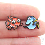 Finding Dory and Nemo Fish Shaped Stud Earrings | DOTOLY | DOTOLY