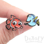 Finding Dory and Nemo Fish Shaped Stud Earrings | DOTOLY | DOTOLY