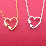 Follow Your Heart Shaped Arrow Pendant Necklace | Gifts For Her