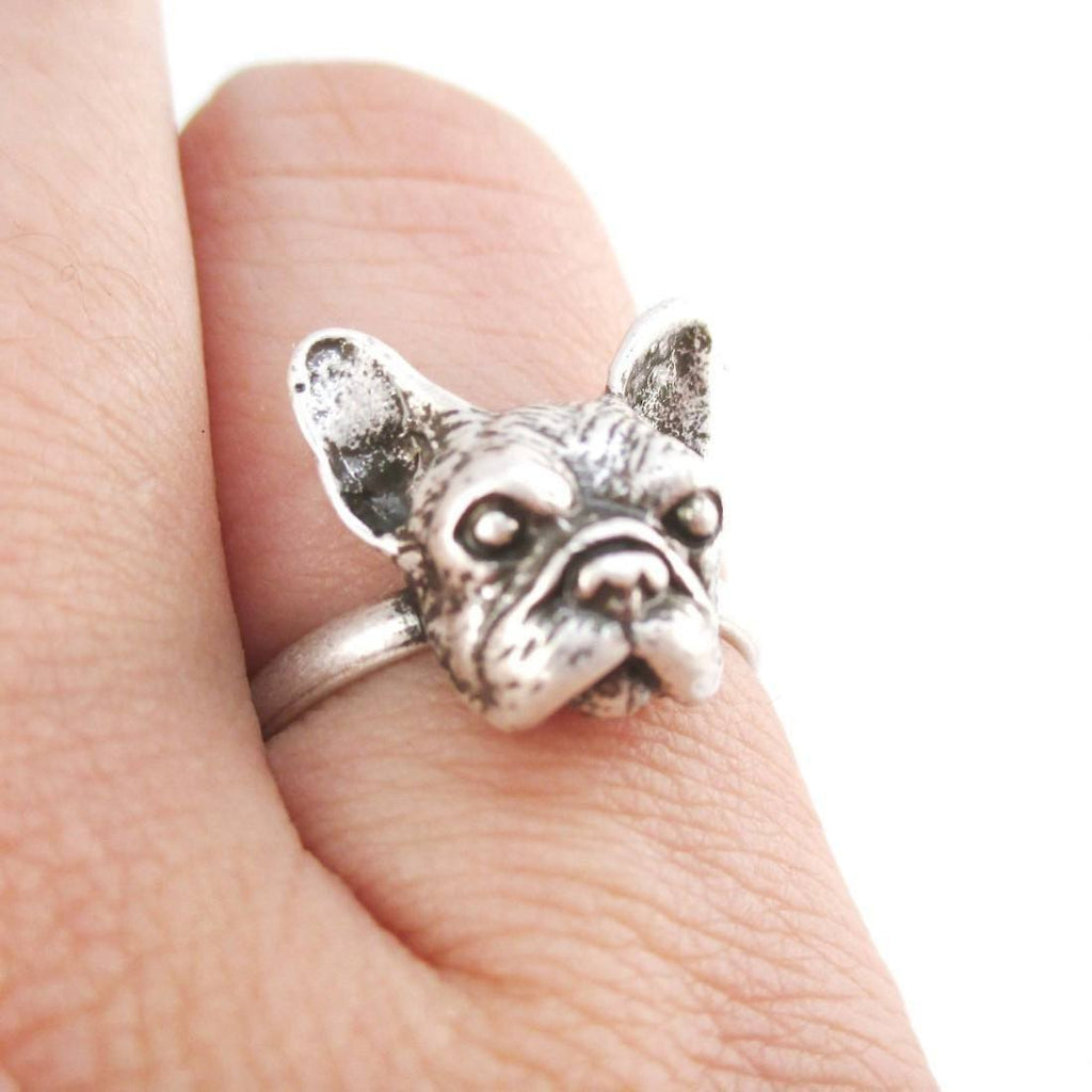 Silver Owl Ring Cat Eyes Animal Charm Vintage Rings for Men Women Ring  Adjustable