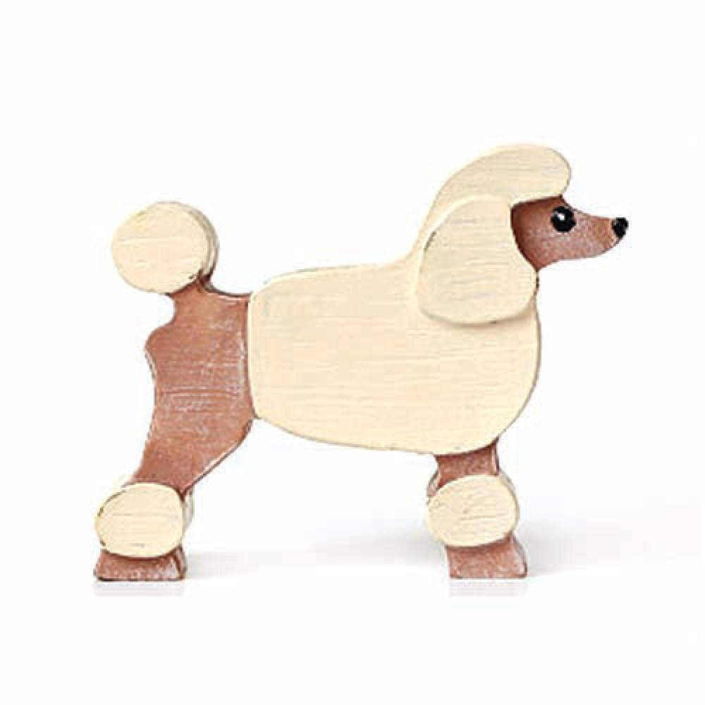 French Poodle Shaped Animal Photo Memo Stand Business Card Holder | Gifts for Dog Lovers | DOTOLY