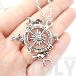 Game of Thrones Lion Stag Dragon Dire Wolf Compass Crest Intro Title Sequence Pendant Necklace | DOTOLY