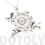 Game of Thrones Lion Stag Dragon Dire Wolf Compass Crest Intro Title Sequence Pendant Necklace | DOTOLY