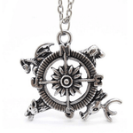 Game of Thrones Lion Stag Dragon Dire Wolf Compass Crest Intro Title Sequence Pendant Necklace | DOTOLY