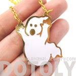 Ghostbusters Ghost Logo Shaped Pendant Necklace | Limited Edition | DOTOLY