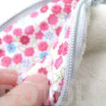 Grey Tabby Kitty Cat Face Shaped Soft Fabric Zipper Coin Purse Make Up Bag | DOTOLY