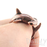 Hammerhead Shark Sea Creatures Shaped Wrap Around Ring in Copper | Size 5 to 9 | DOTOLY