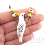 Handmade Cockatoo Parrot Bird Shaped Hand Painted Whistle Pendant Necklace | DOTOLY | DOTOLY