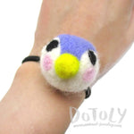Handmade Needle Felted Wool Penguin Shaped Hair Tie | Hair Accessories