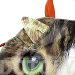 Large Tabby Cat Face Shaped Shoulder Bag | Gifts for Cat Lovers | DOTOLY