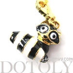 Raccoon Lemur Animal Pendant Necklace | Limited Edition Animal Jewelry | DOTOLY