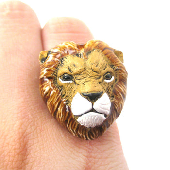 Lion Face Ring Gold Tone Men Fashion Jewelry Rings Size 9.5 | Rings jewelry  fashion, Men's fashion jewelry, Lion face