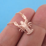 Lobster Shaped Marine Life Themed Pendant Necklace for Animal Lovers