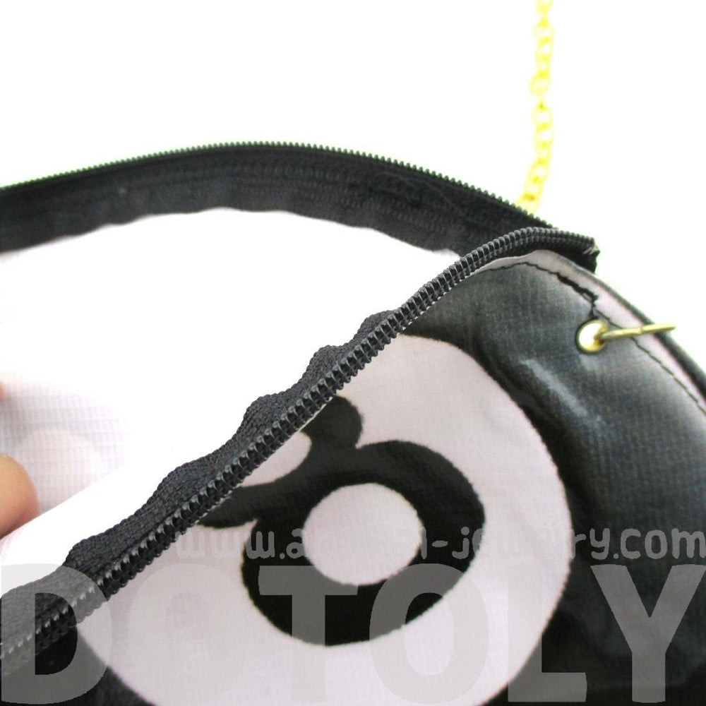 Magic Eight Ball Pool Shaped Vinyl Cross Body Bag | DOTOLY | DOTOLY