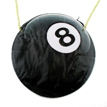 Magic Eight Ball Pool Shaped Vinyl Cross Body Bag | DOTOLY | DOTOLY