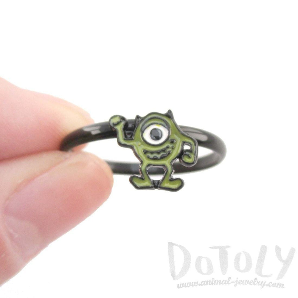Monsters Inc Sullivan Mike Shaped Adjustable Ring DOTOLY