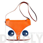 Owl Fox Face Shaped Animal Themed Cross body Shoulder Bag for Women in Orange | DOTOLY
