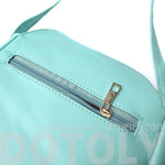 Owl Shaped Animal Bird Themed Cross body Shoulder Bag for Women in Mint Blue | DOTOLY