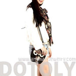 Owl Shaped Animal Themed Cross body Shoulder Bag for Women in Brown | DOTOLY