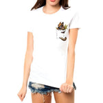 Peek a Boo Squirrel in Your Pocket Graphic Tee T-Shirt in White | DOTOLY | DOTOLY