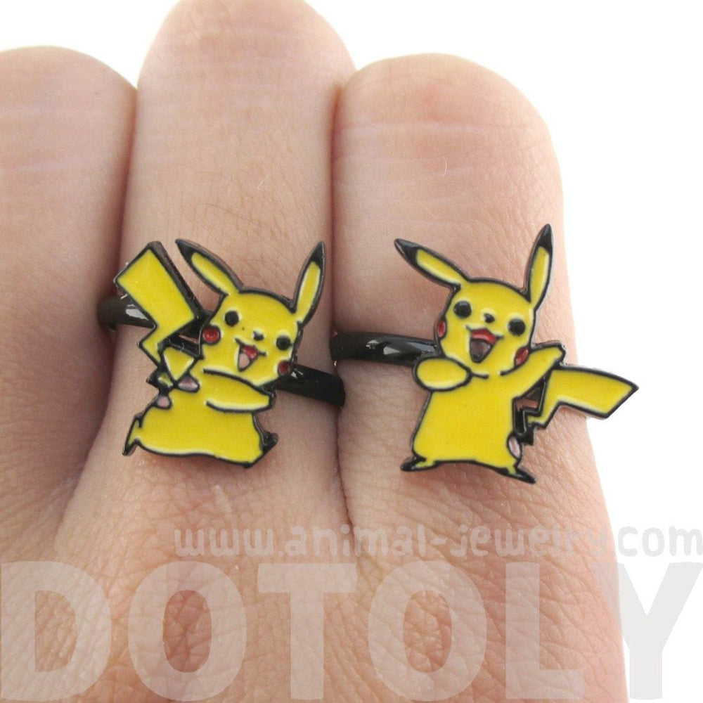 Pikachu Shaped Nintendo Pokémon Themed Adjustable Ring | DOTOLY | DOTOLY