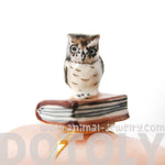 porcelain-ceramic-adorable-owl-bird-with-book-animal-adjustable-ring-handmade