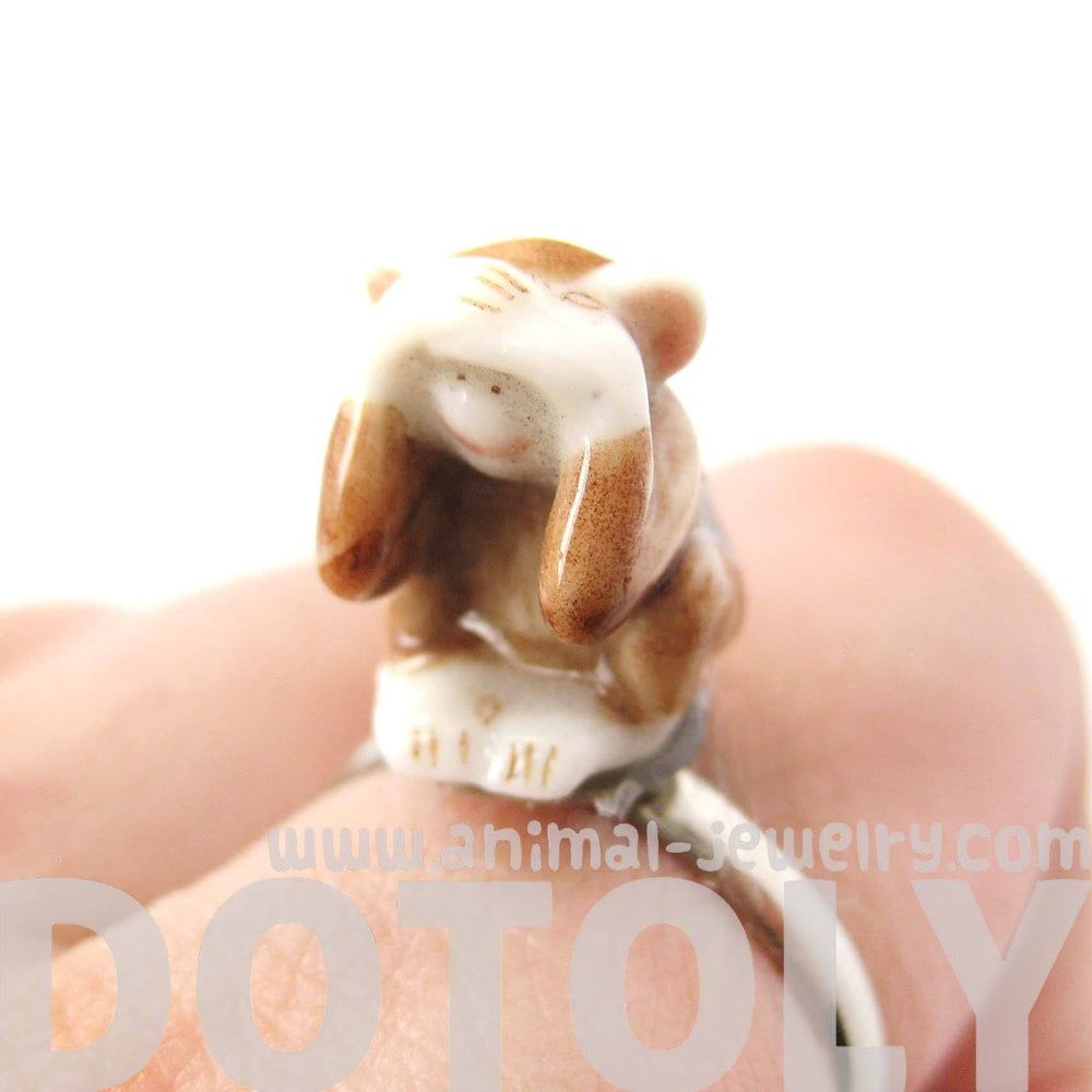 porcelain-ceramic-monkey-with-hands-over-eyes-animal-adjustable-ring-handmade