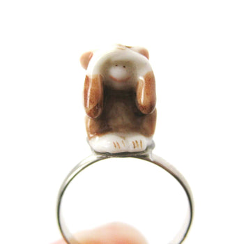 porcelain-ceramic-monkey-with-hands-over-eyes-animal-adjustable-ring-handmade