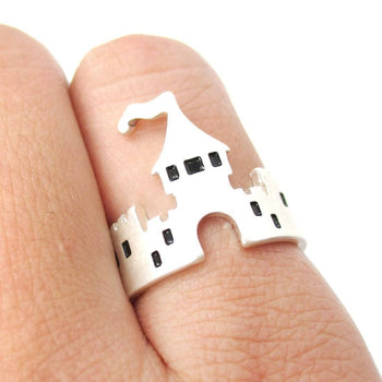 Princess Castle Shaped Ring in Silver | DOTOLY | DOTOLY