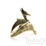 Pterodactyl Dinosaur Shaped Animal Ring in Brass | US Size 5 to 9 | DOTOLY