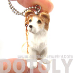 Puppy Dog Porcelain Ceramic Animal Pendant Necklace | Handmade | DOTOLY
