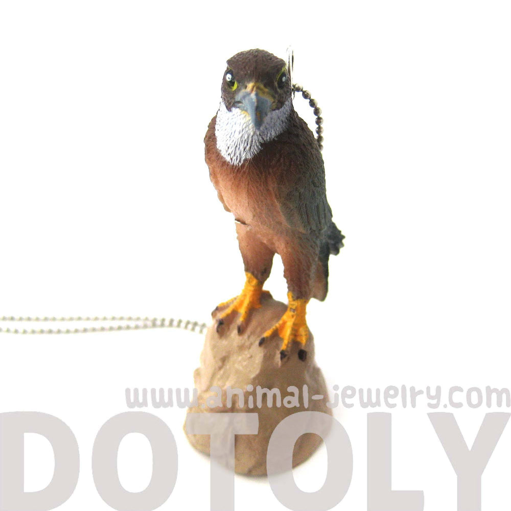Realistic Eagle Hawk Bird Animal Plastic Pendant Necklace | Animal Jewelry | DOTOLY