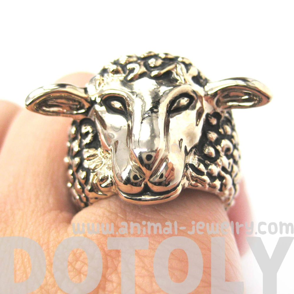 realistic-sheep-lamb-animal-adjustable-ring-in-gold-animal-jewelry