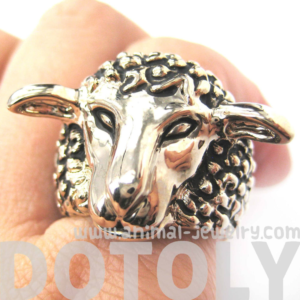 realistic-sheep-lamb-animal-adjustable-ring-in-gold-animal-jewelry