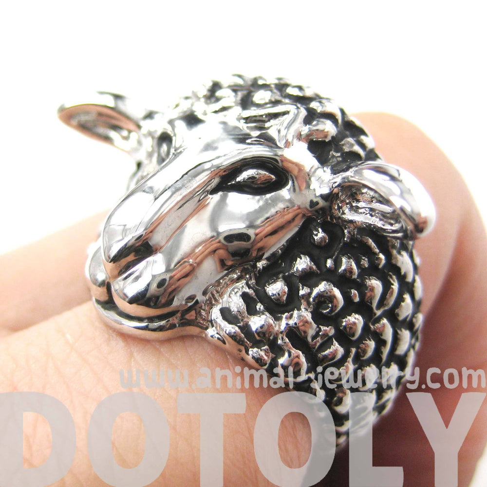 Buy Sterling Silver Sheep Ring Silver Lamb Ring Sheep Jewelry Online in  India - Etsy
