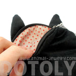 Realistic Siberian Husky Puppy Face Shaped Soft Fabric Coin Purse