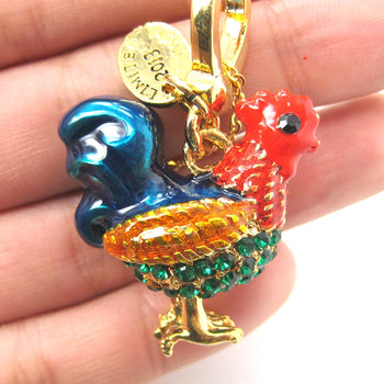 Rooster Hen Chicken Animal Pendant Necklace | Limited Edition Animal Jewelry | DOTOLY