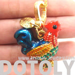 Rooster Hen Chicken Animal Pendant Necklace | Limited Edition Animal Jewelry | DOTOLY