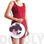 Sailor Jupiter Makoto Senshi Guardian Print Vinyl Cross Body Bag | DOTOLY | DOTOLY