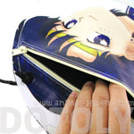 Sailor Mercury Ami Mizuno Senshi Print Vinyl Cross Body Bag | DOTOLY | DOTOLY