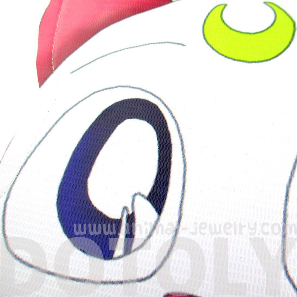Sailor Moon Artemis Kitty Cat Face Shaped Vinyl Cross Body Bag | DOTOLY