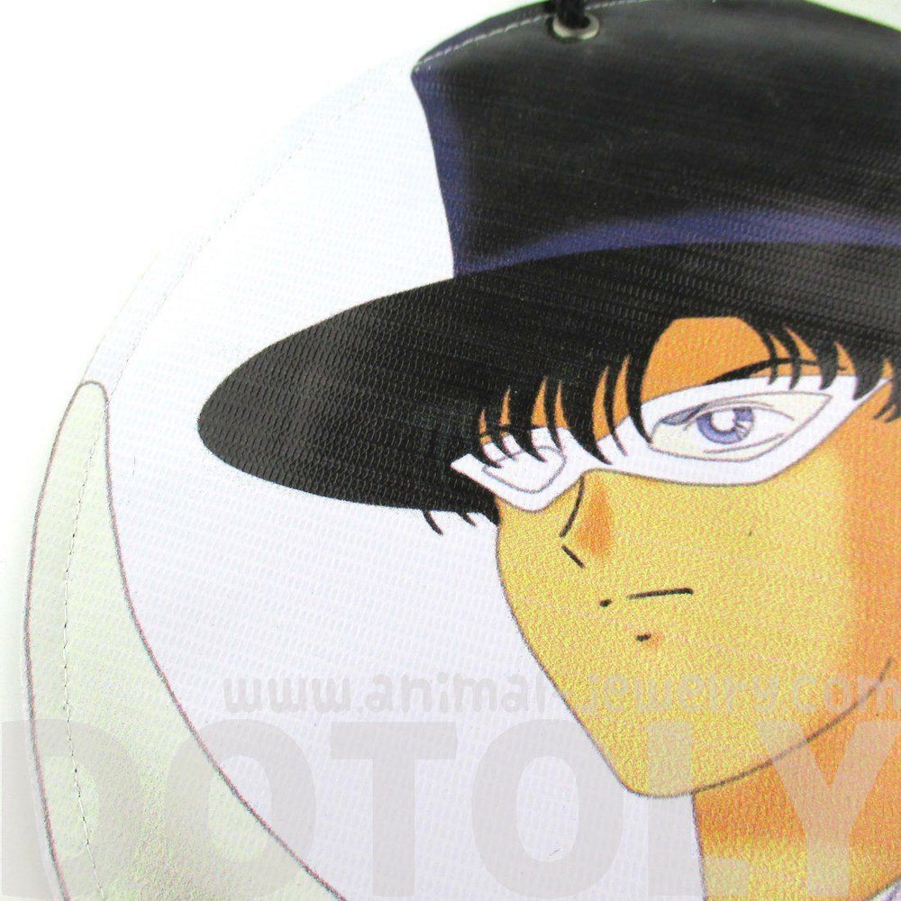 Sailor Moon Tuxedo Mask Endymion Print Vinyl Cross Body Bag | DOTOLY | DOTOLY