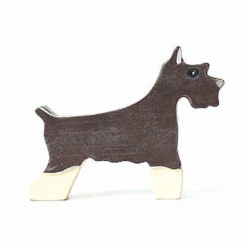 Schnauzer Shaped Animal Photo Business Card Stand Memo Holder | Gifts for Dog Lovers | DOTOLY
