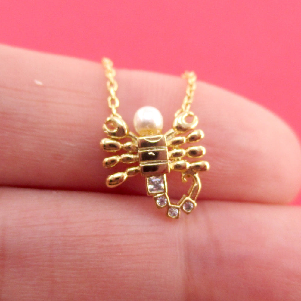 Scorpio Astrological Zodiac Scorpion Insect Bug Pendant Necklace