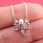 Scorpio Astrological Zodiac Scorpion Insect Bug Pendant Necklace