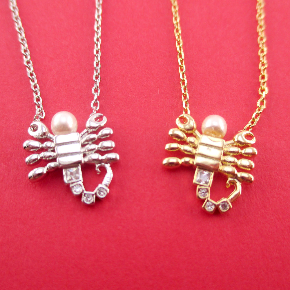 Scorpio Astrological Zodiac Scorpion Insect Bug Pendant Necklace