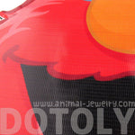 Sesame Street Elmo Muppet Shaped Vinyl Print Cross Body Bag | DOTOLY | DOTOLY