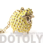 Sheep Lamb Animal Pendant Necklace in Yellow | Animal Jewelry | DOTOLY