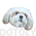 Shih Tzu Puppy Dog Head Shaped Animal Themed Vinyl Clutch Bag | Handmade | DOTOLY